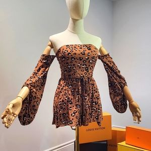 Angel Biba romber leopard print